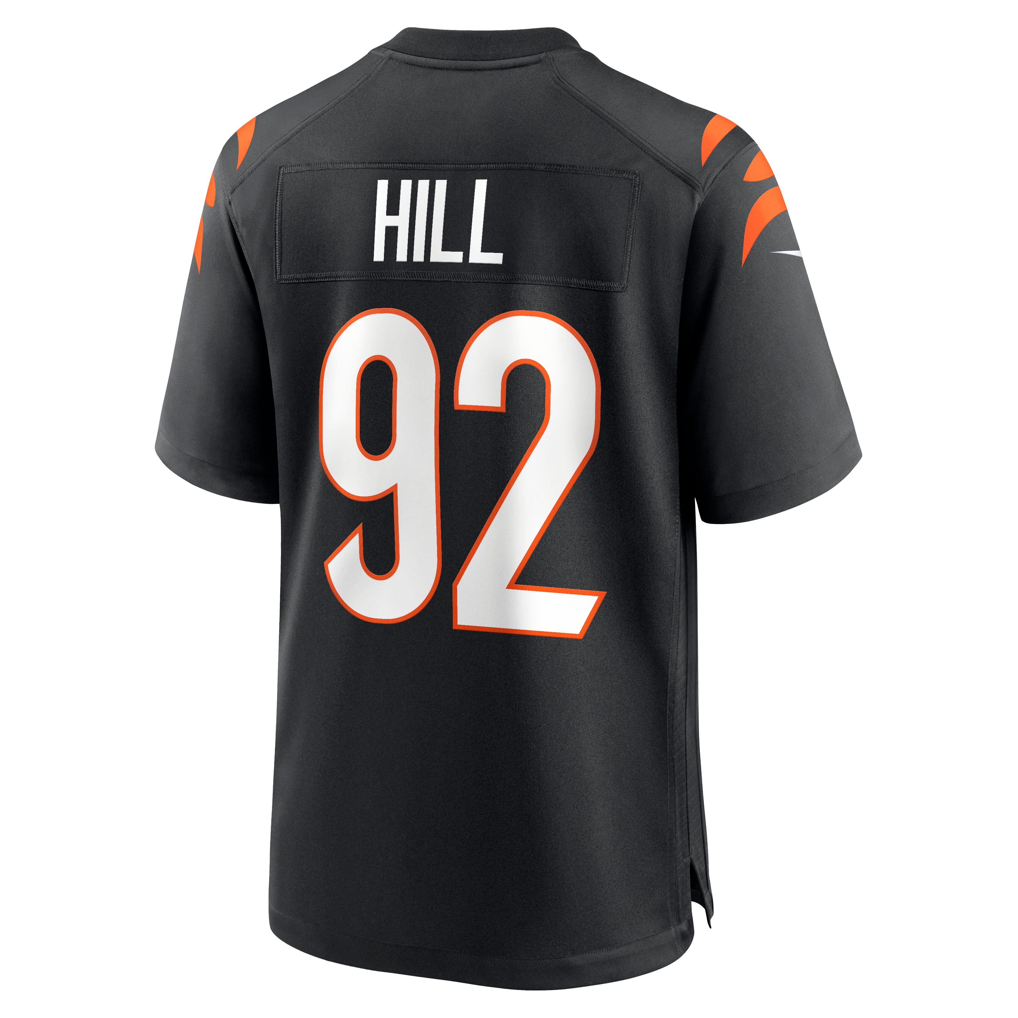 Cincinnati Bengals B.J. Hill Black Game NFL Jersey Men's