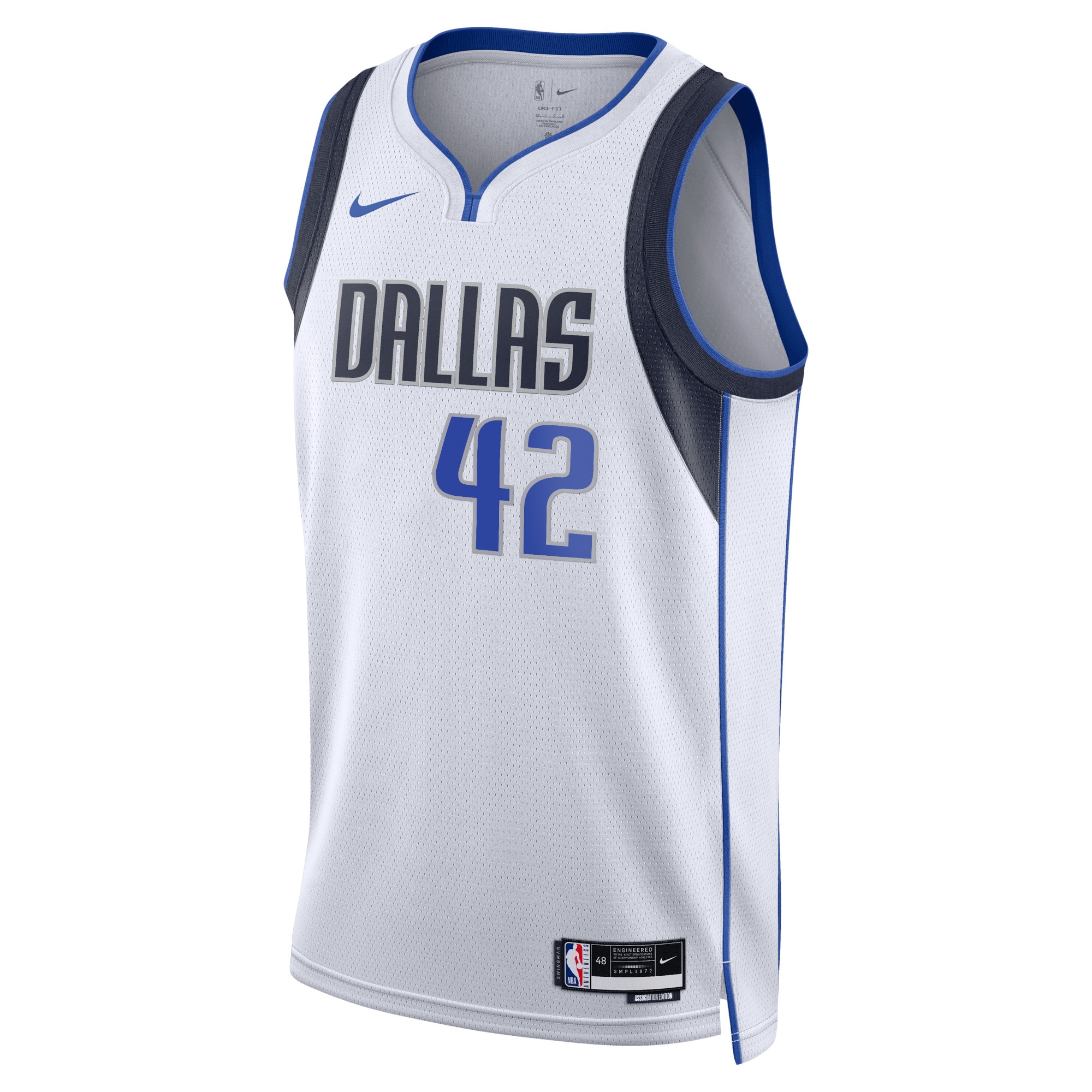 Dallas Mavericks Association Edition Swingman White Maximillian Klebe Unisex NBA Jersey Unisex