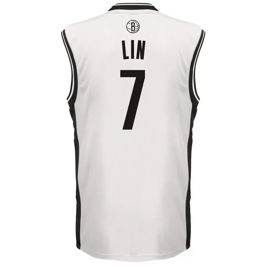 Jeremy Lin Brooklyn Nets Home White NBA Jersey Men's