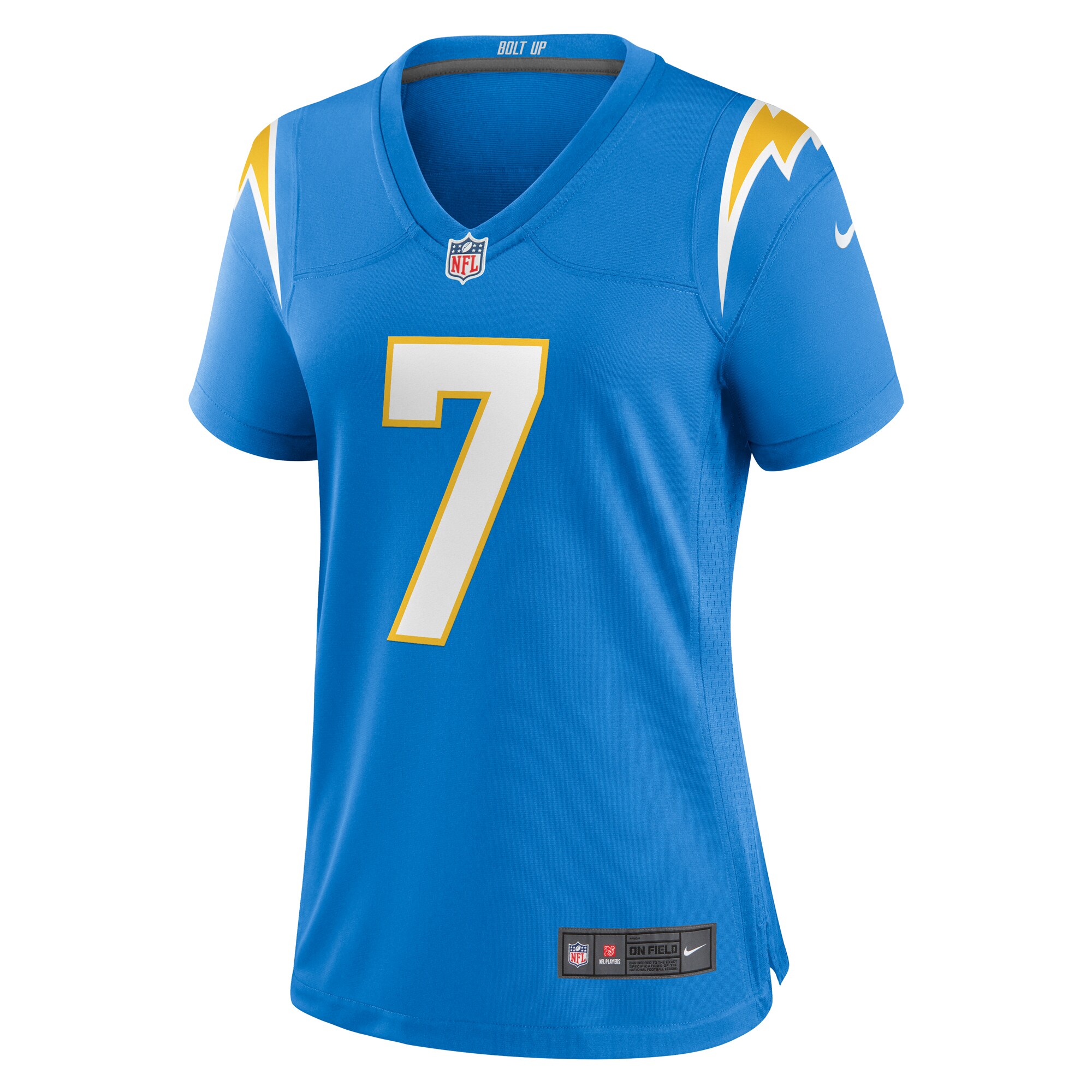 Los Angeles Chargers Kristian Fulton Powder Blue Game NFL Jersey Women's