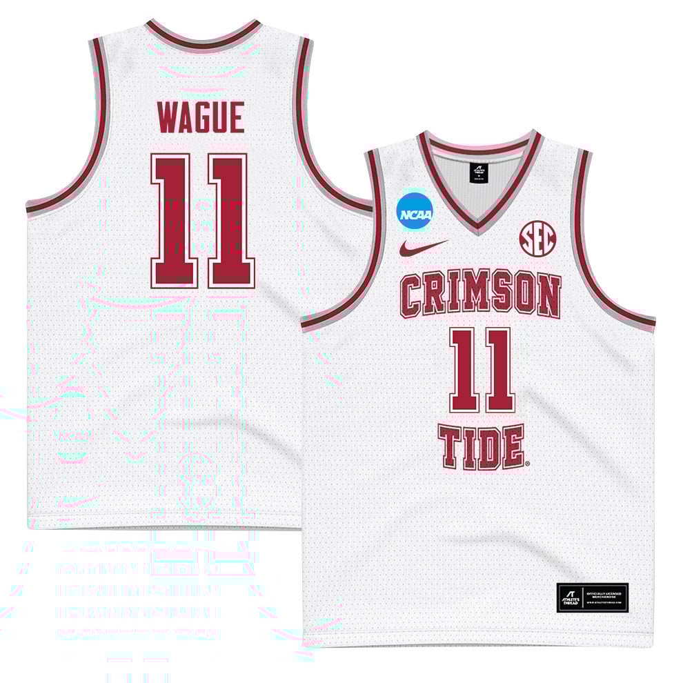 Mohamed Wague 11 Alabama Crimson Tide 2024 White Unisex NCAA Jersey Unisex