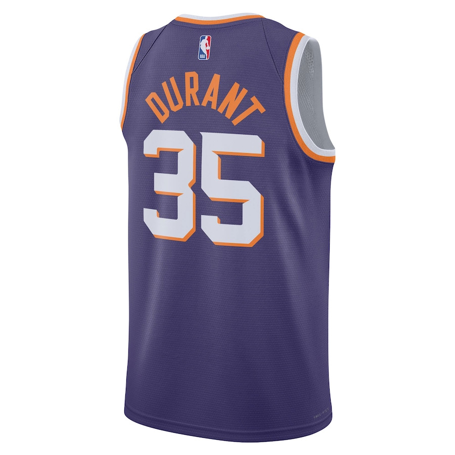 Kevin Durant 35 Phoenix Suns 2023/24 Swingman Icon Edition Purple NBA Jersey Men's
