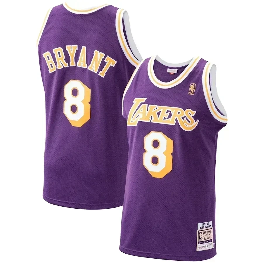 Kobe Bryant Los Angeles Lakers Mitchell Ness 1996-97 Hardwood Classics Player Purple NBA Jersey Men's