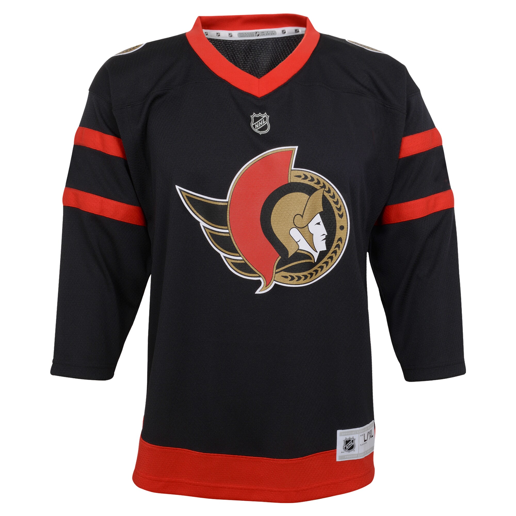 Preschool Ottawa Senators Black NHL Jersey Men's