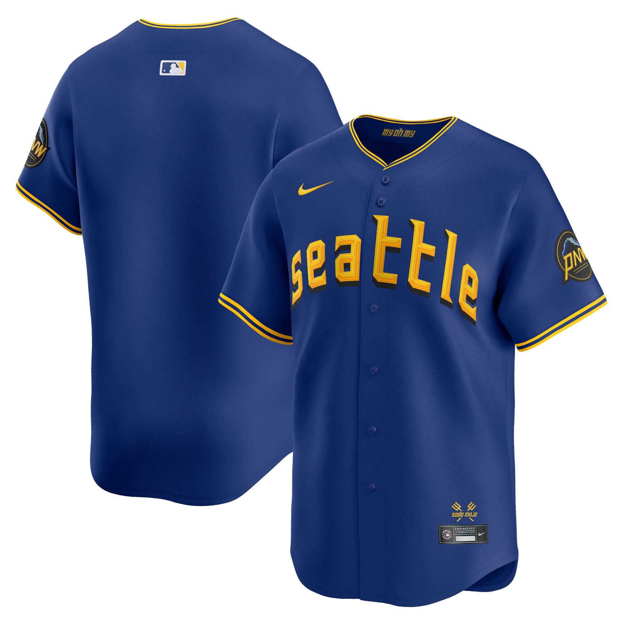Seattle Mariners Royal City Connect Limited MLB Jersey Men's