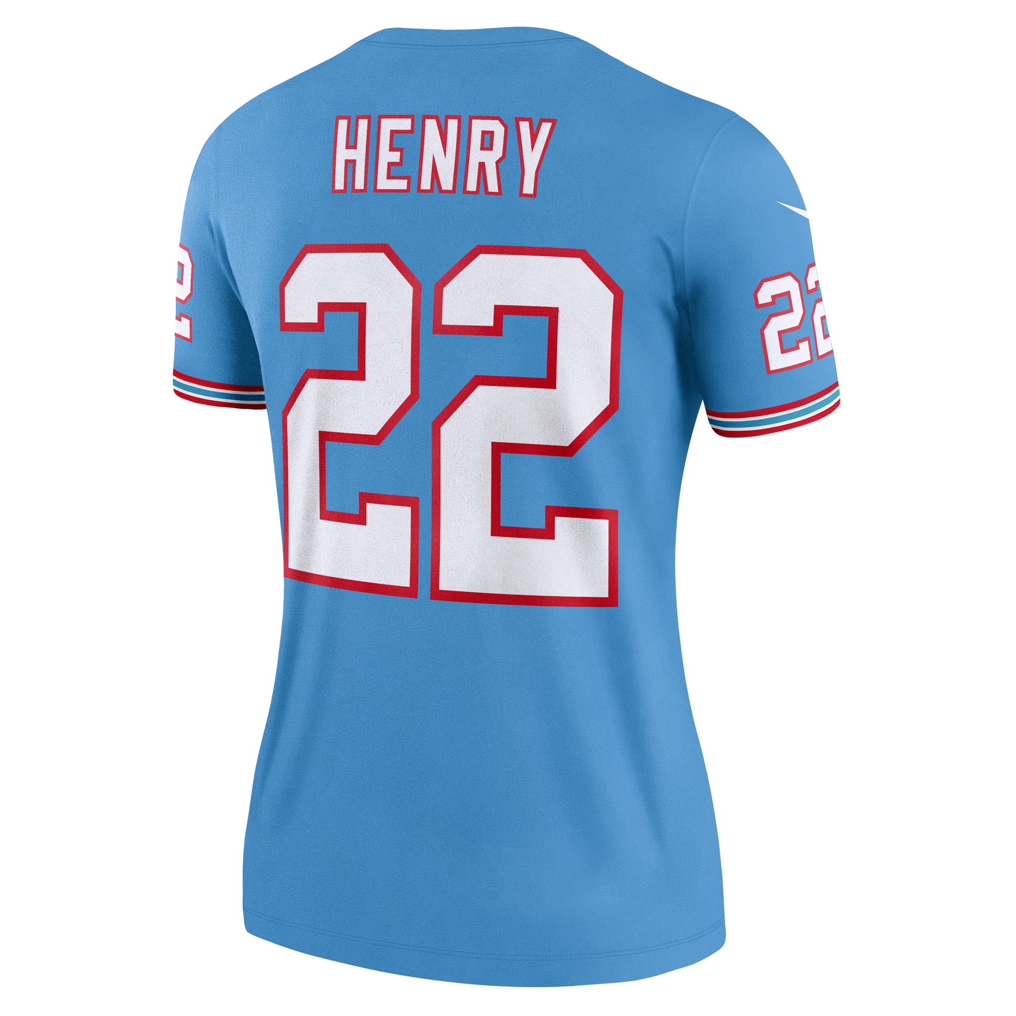 Tennessee Titans Derrick Henry Light Blue Alternate Legend Player Performance Top NFL Jersey Women's