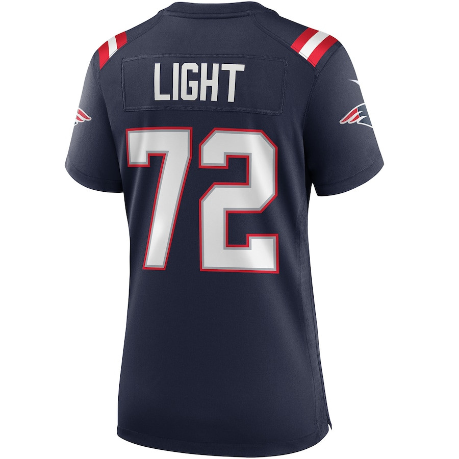 Matt Light 72 New England Patriots Game Retired Navy NFL Jersey Women's