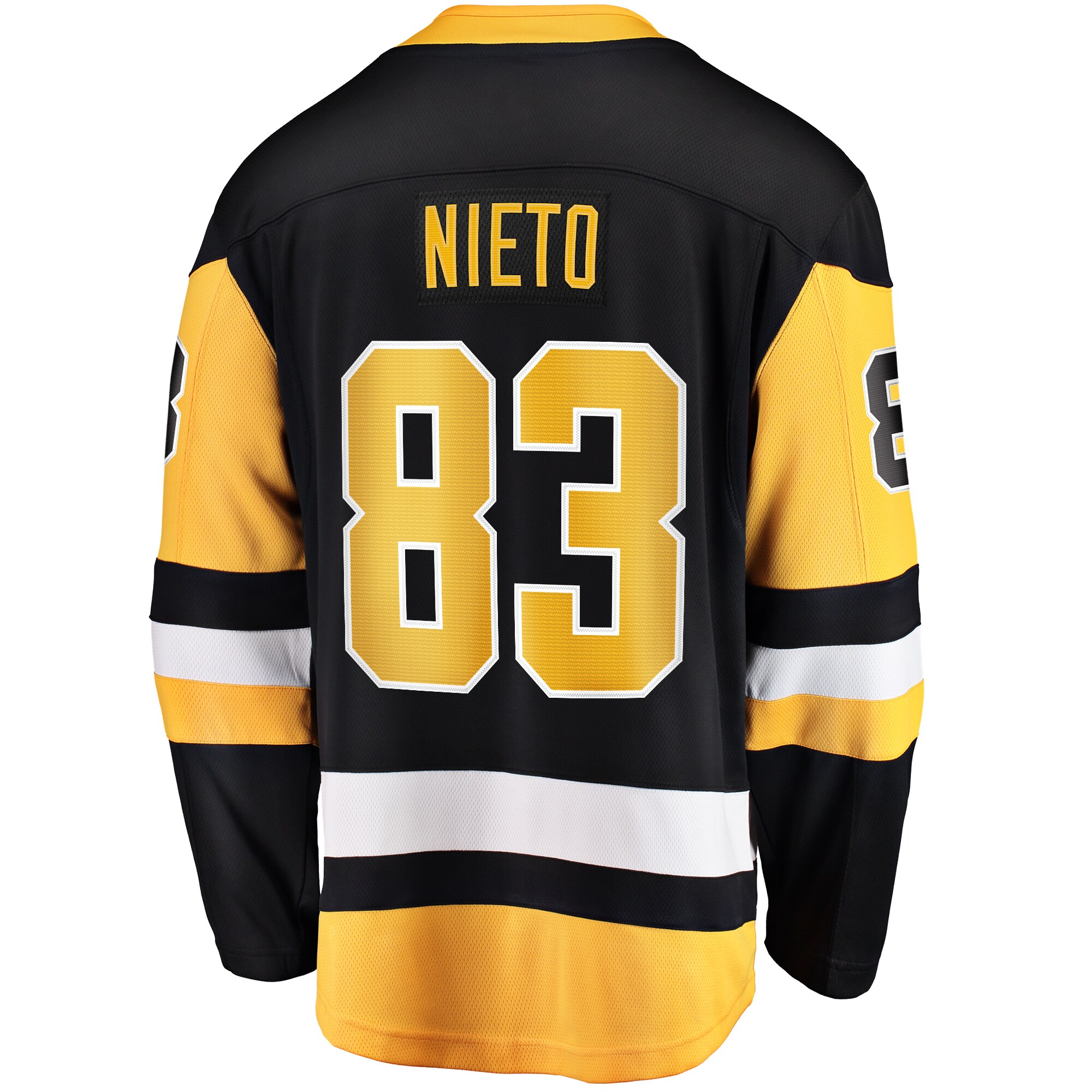 Pittsburgh Penguins Matt Nieto Black Home Breakaway NHL Jersey Men's