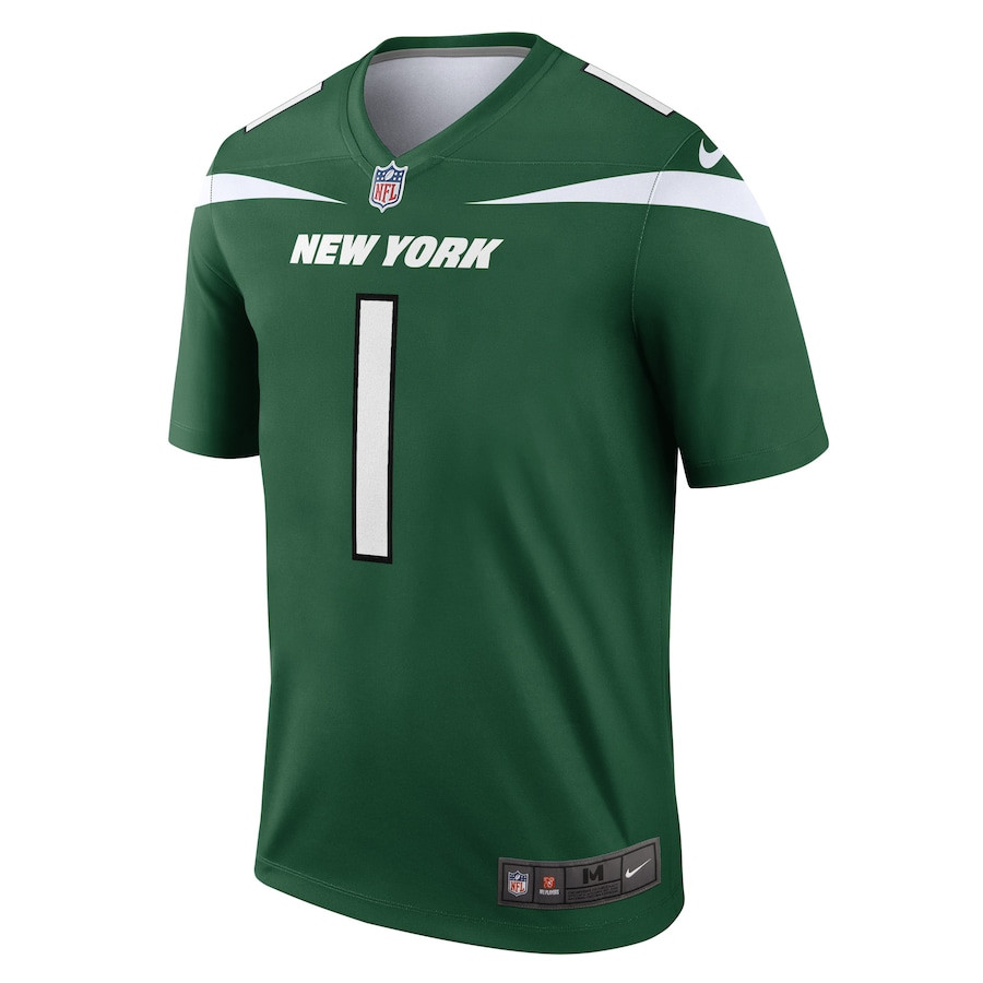 Ahmad Gardner 1 New York Jets Legend Green NFL Jersey Men's