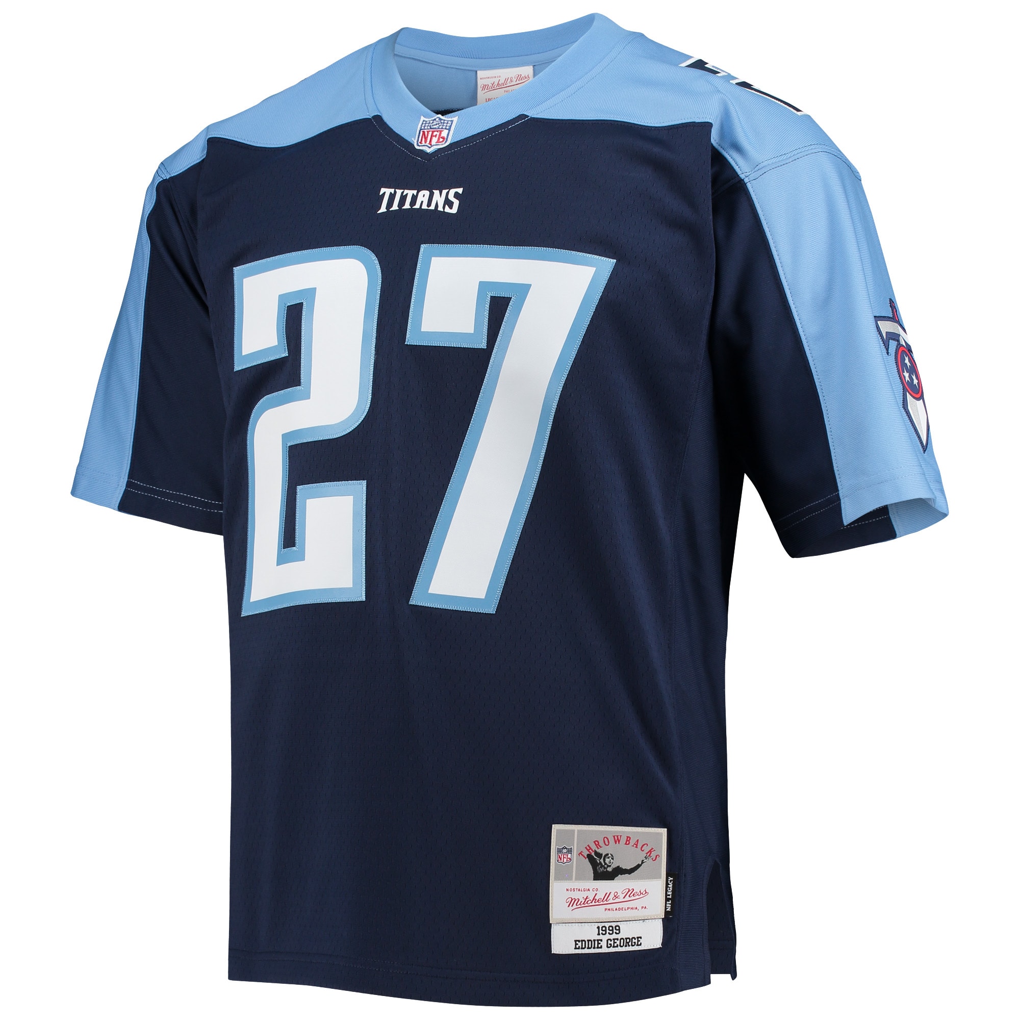 Tennessee Titans Eddie George Mitchell Ness Navy Legacy NFL Jersey Men's