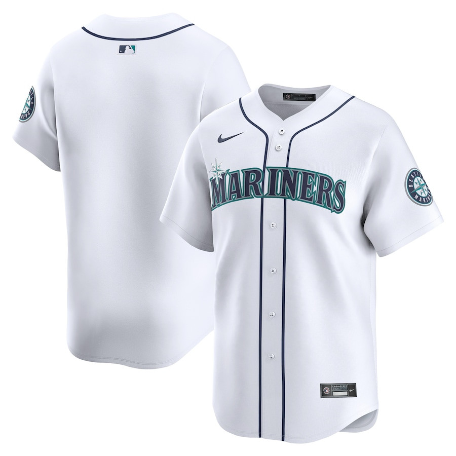 Seattle Mariners Home Limited White MLB Jersey Youth
