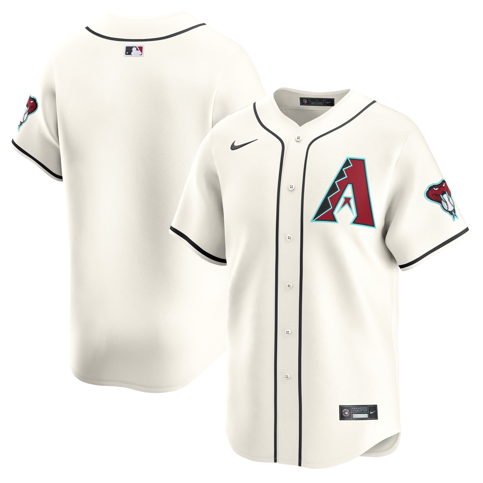 Arizona Diamondbacks White Home Limited MLB Jersey Youth