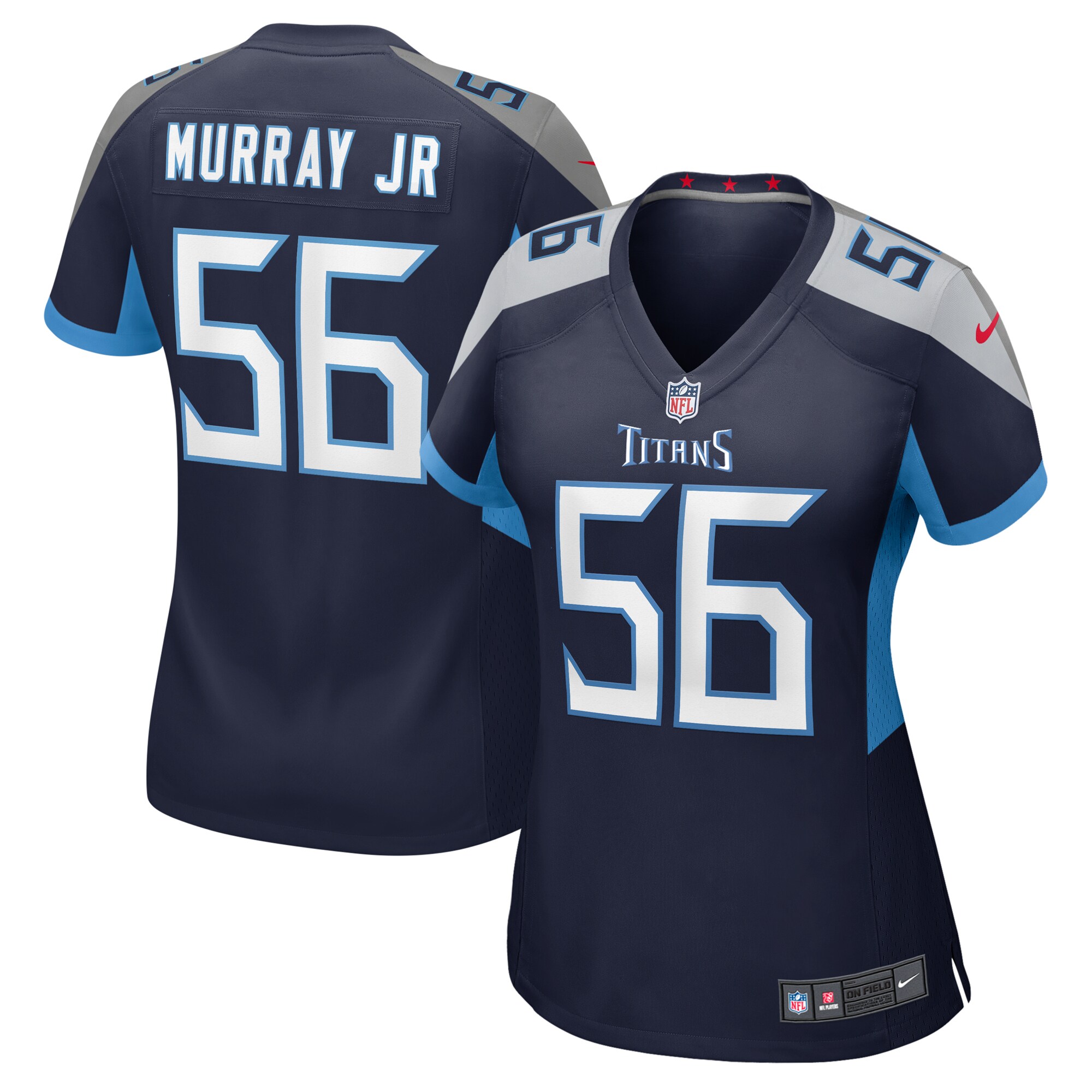 Tennessee Titans Kenneth Murray Jr. Navy Game NFL Jersey Women's