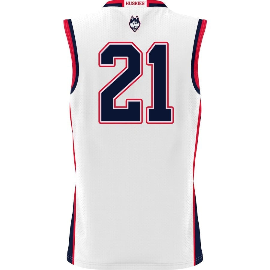 Adama Sanogo 21 UConn Huskies White NCAA Jersey Men's