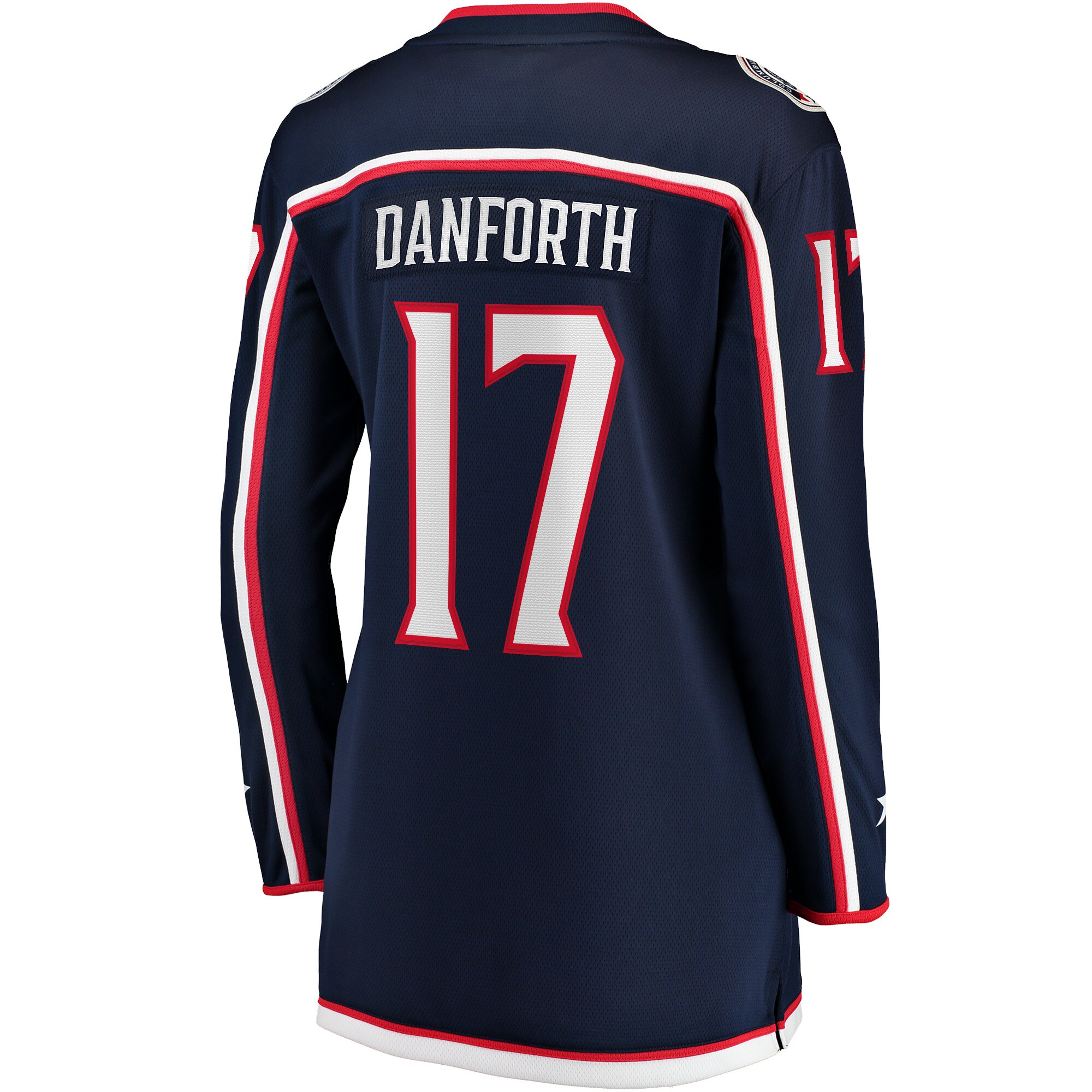 Columbus Blue Jackets Justin Danforth Navy Home Breakaway Player NHL Jersey Women's