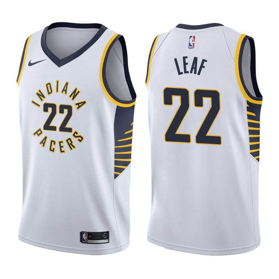 Indiana Pacers T.j. Leaf 22 Associatio White NBA Jersey Men's