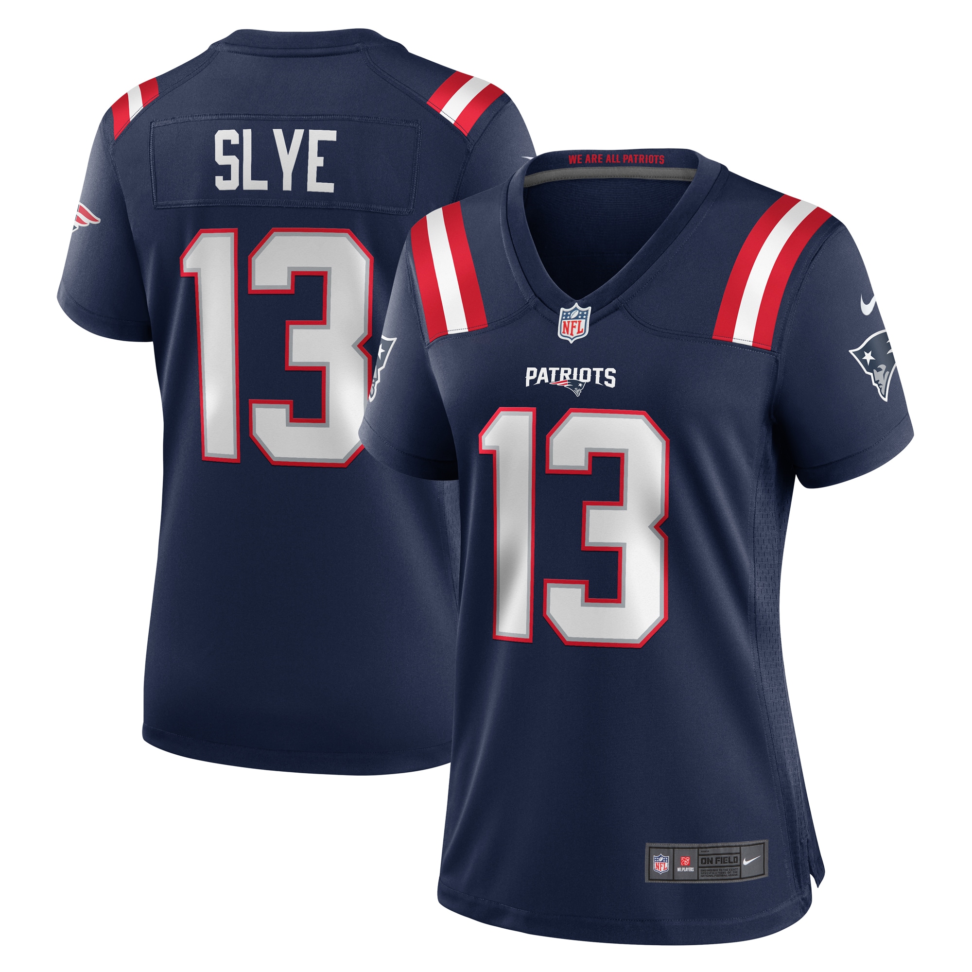 New England Patriots Joey Slye Navy Game NFL Jersey Women's