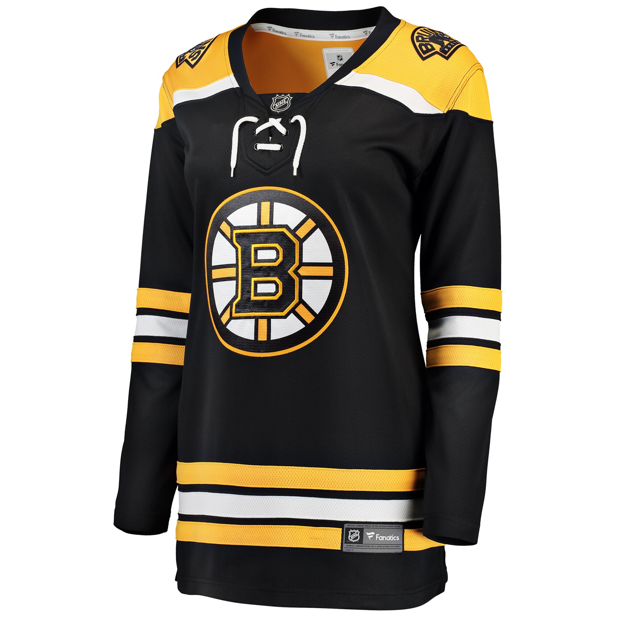 Boston Bruins Black Breakaway Home NHL Jersey Women's