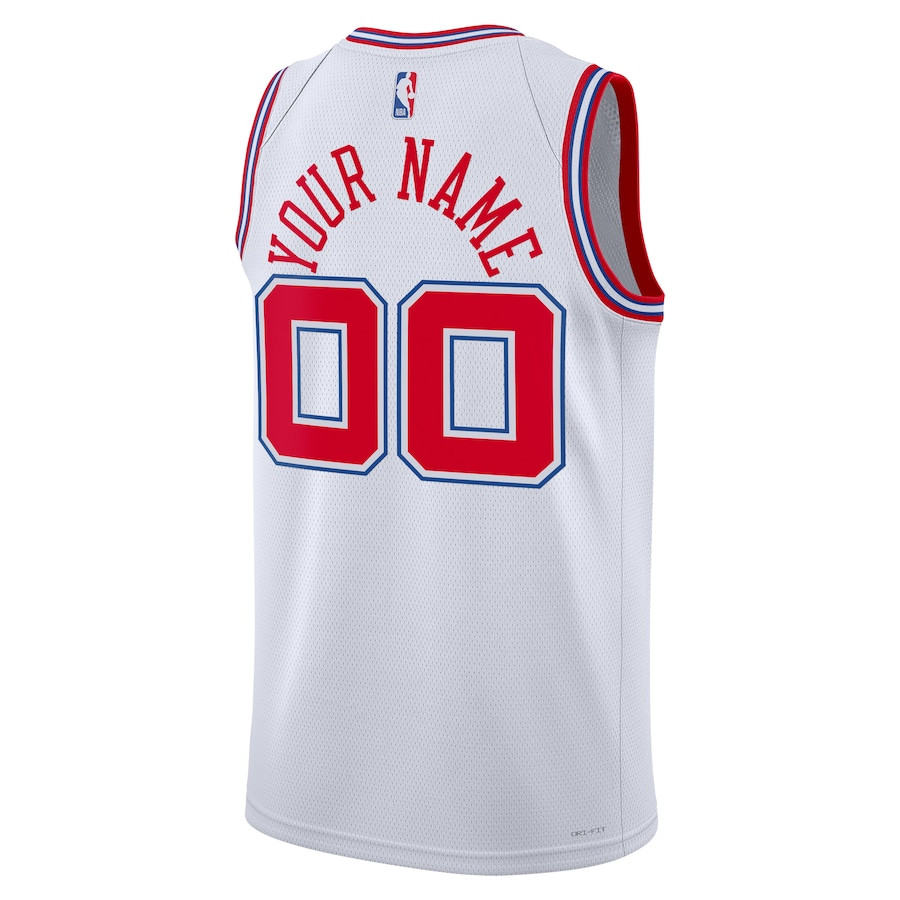 Houston Rockets 2023/24 City Edition Swingman Custom White NBA Jersey Men's