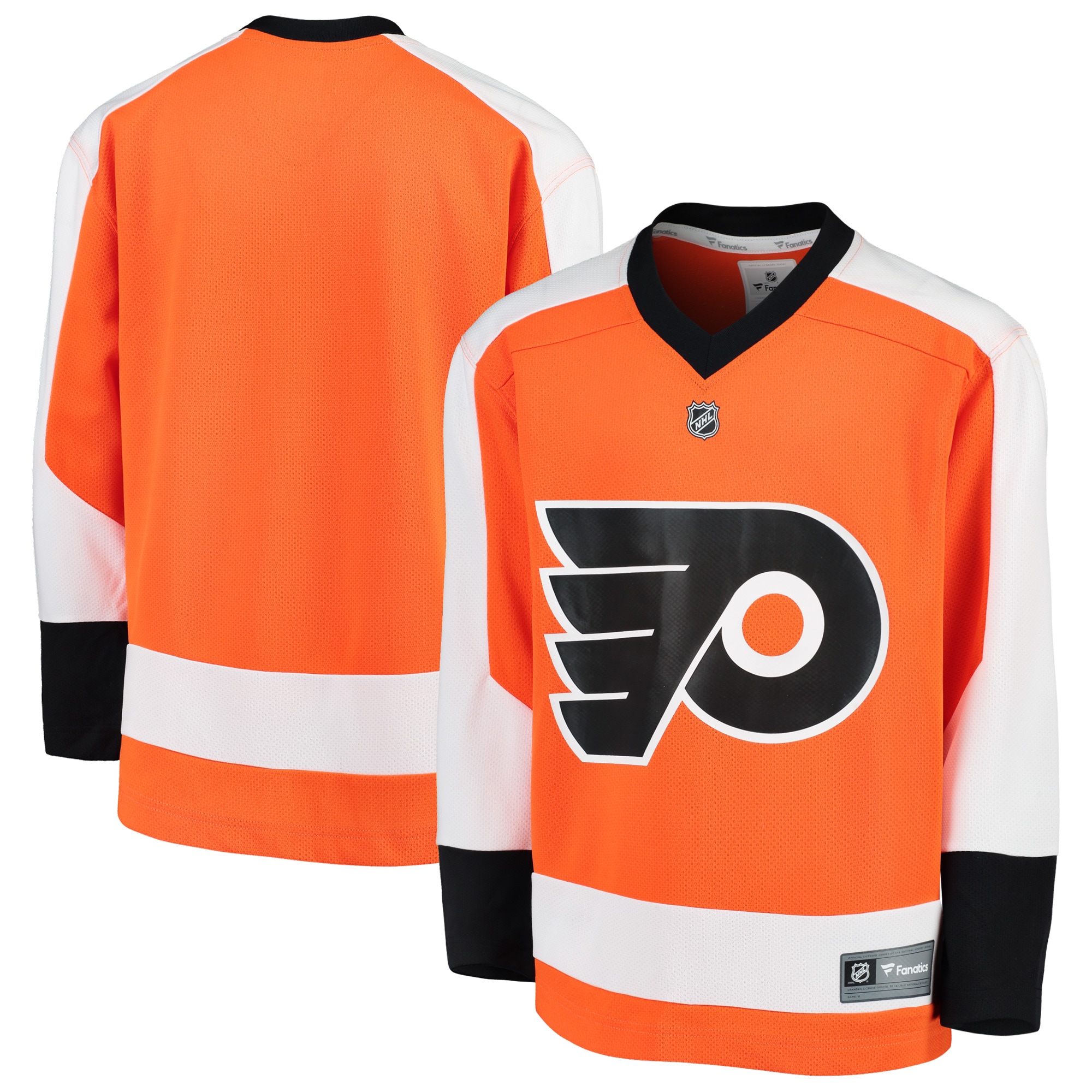 Philadelphia Flyers Orange Home Blank NHL Jersey Youth