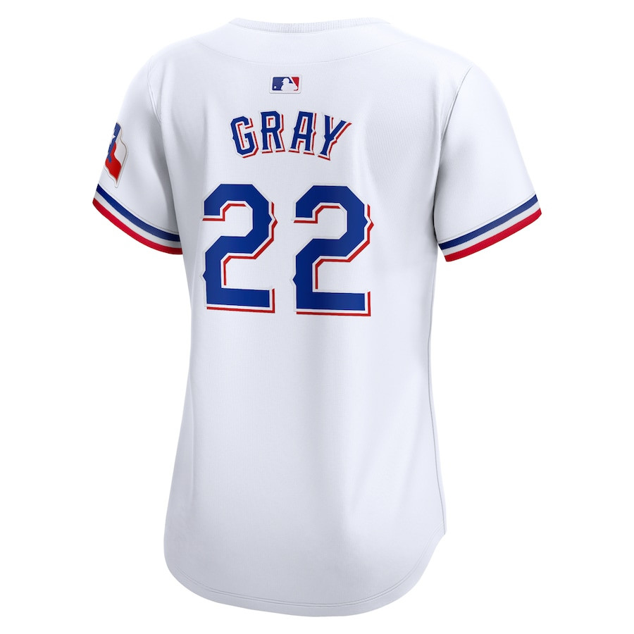 Jon Gray 22 Texas Rangers Home Limited Player White MLB Jersey Women's