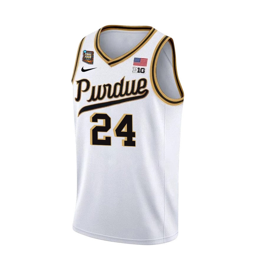 Sam King 24 Purdue Boilermakers 2024 Final Four Patch Unisex NCAA Jersey Unisex