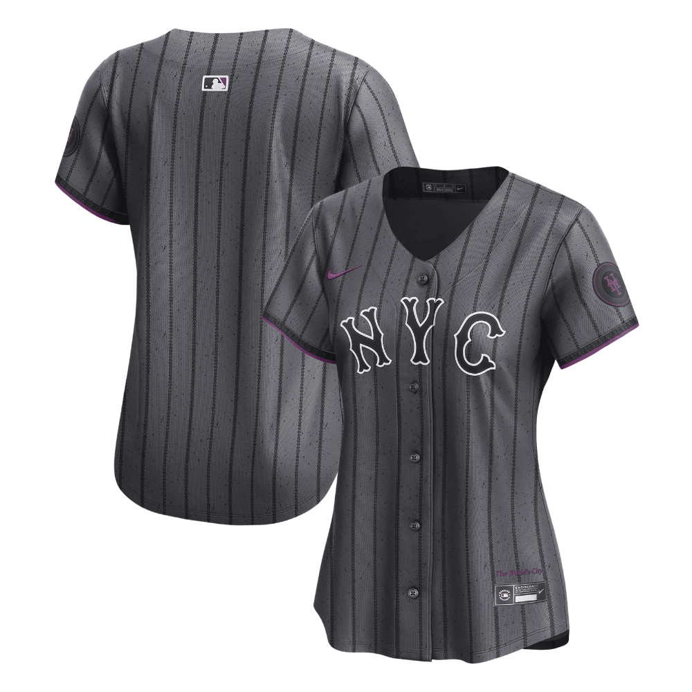 New York Mets 2024 City Connect Limited Graphite MLB Jersey Women's