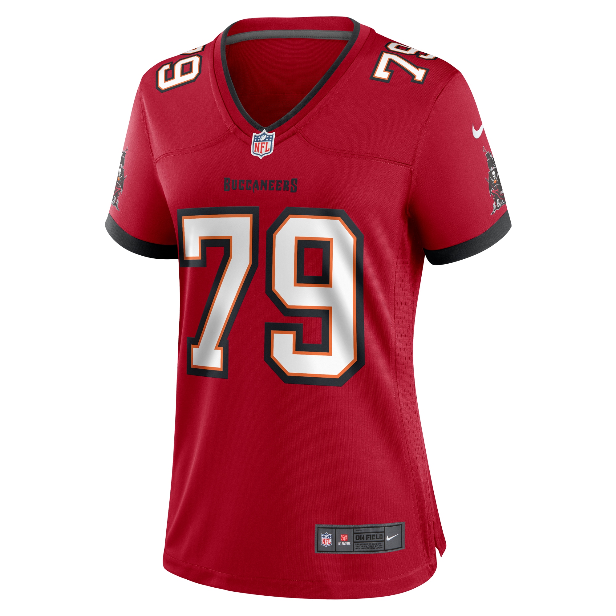 Tampa Bay Buccaneers Elijah Klein Red Game NFL Jersey Women's