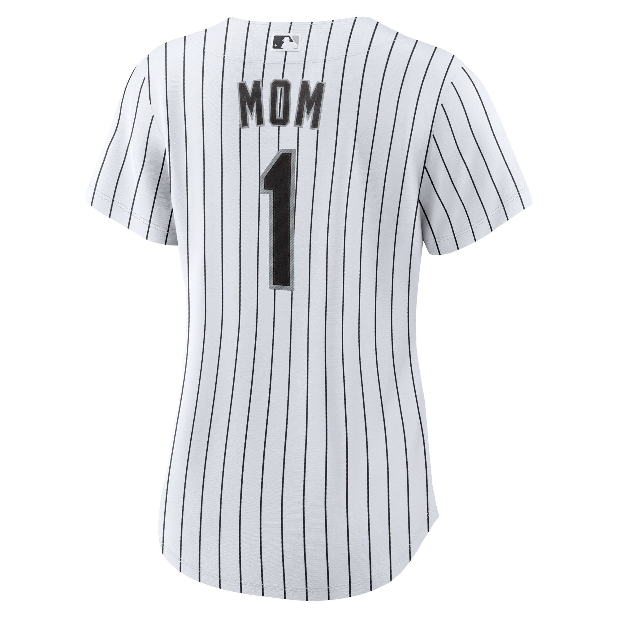 Chicago White Sox White #1 Mom Home MLB Jersey Women's