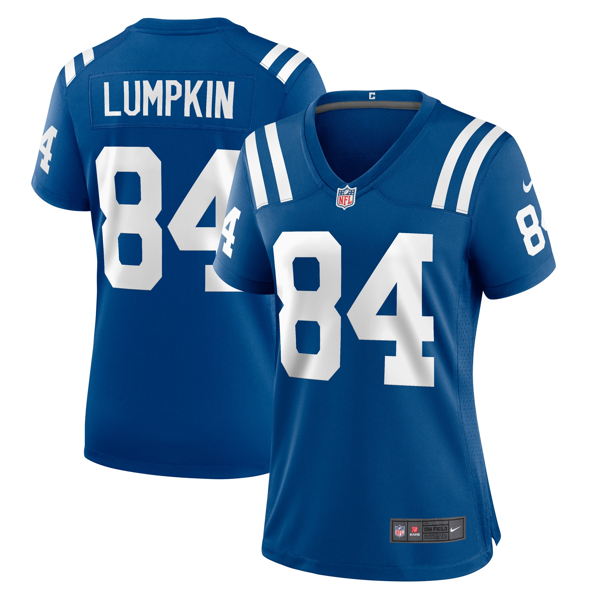 Indianapolis Colts Johnny Lumpkin Royal Team Game NFL Jersey Women's