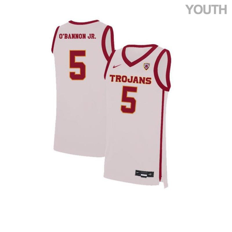 5 Charles OBannon J White Elite USC Trojans NCAA Jersey Youth