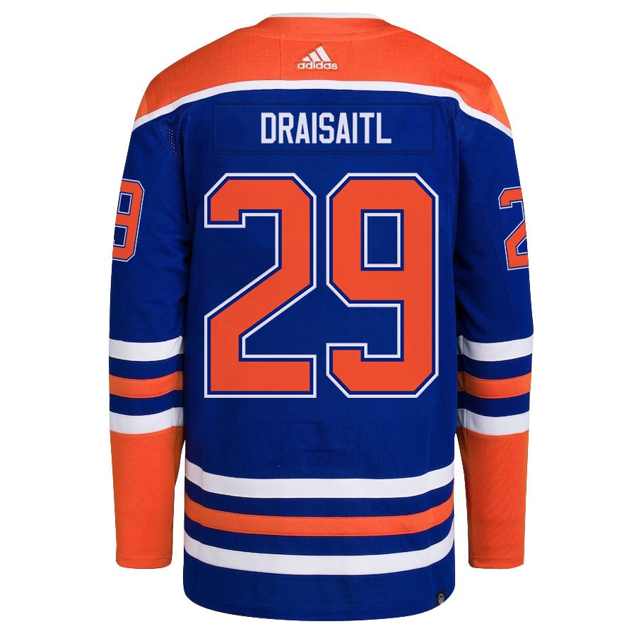 Leon Draisaitl 29 Edmonton Oilers 2024 STANLEY CUP Final Home Primegreen Royal NHL Jersey Men's