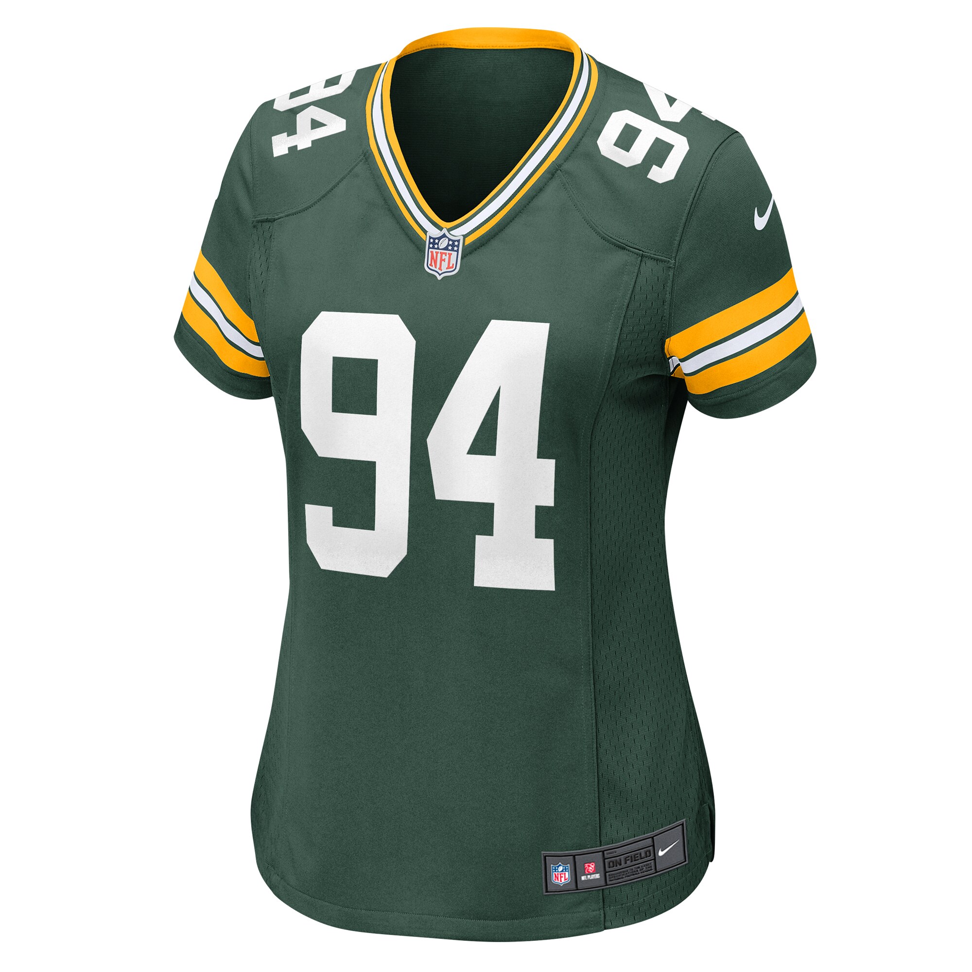 Green Bay Packers Karl Brooks Green Game NFL Jersey Women's