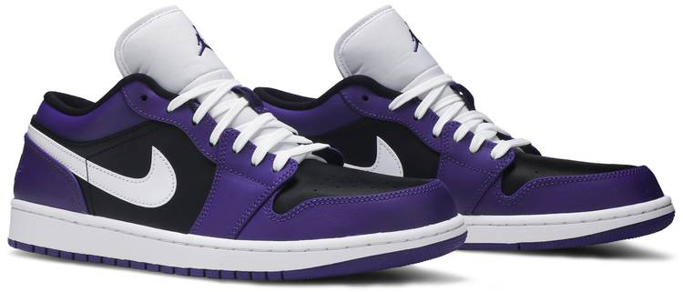 Air Jordan 1 Low Court Purple 553558-501