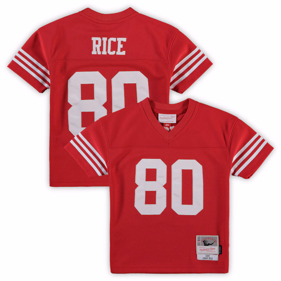 Jerry Rice San Francisco 49ers Mitchell & Ness Preschool 1990 Retired Player Legacy Jersey - Scarlet