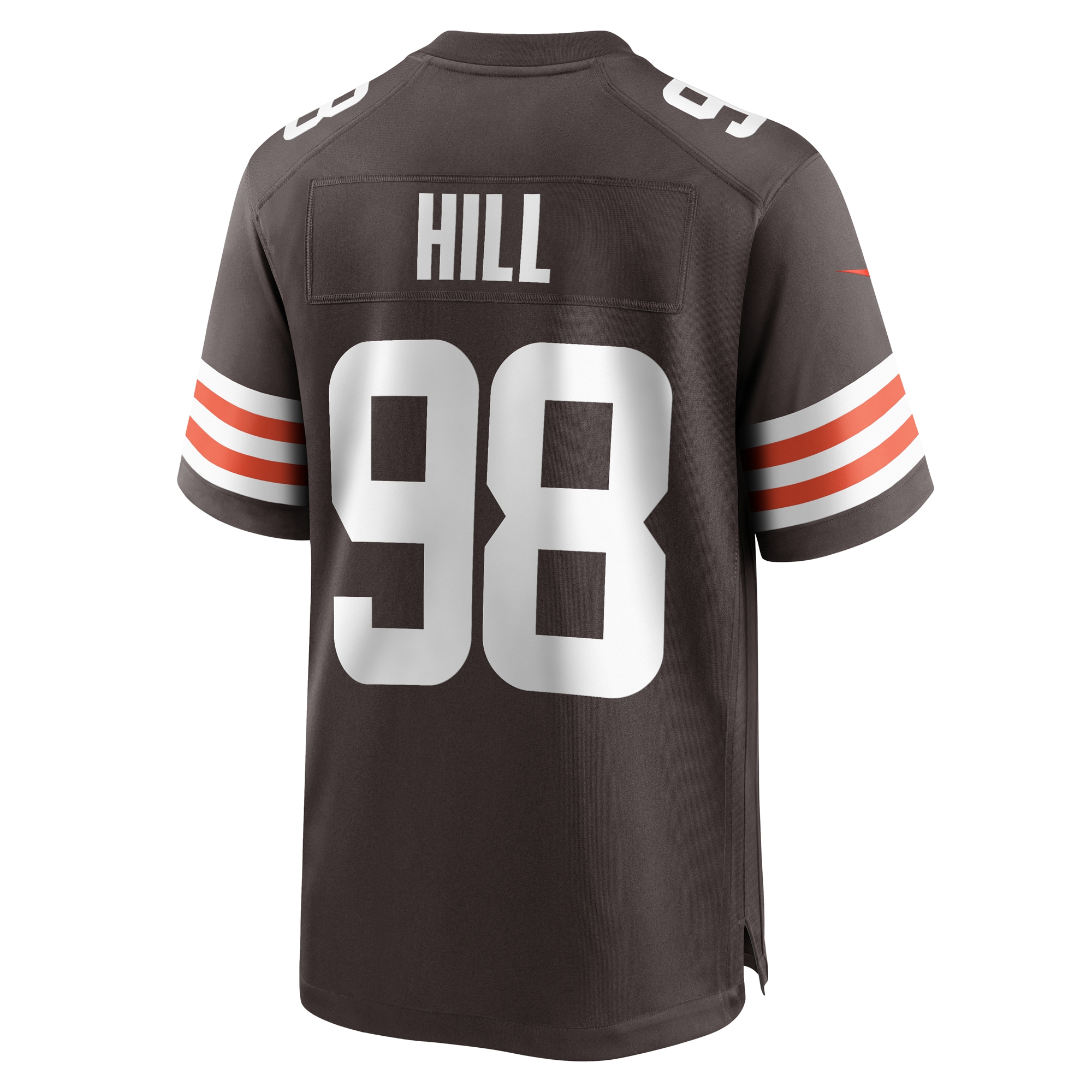 Cleveland Browns Trysten Hill Brown Game NFL Jersey Men's