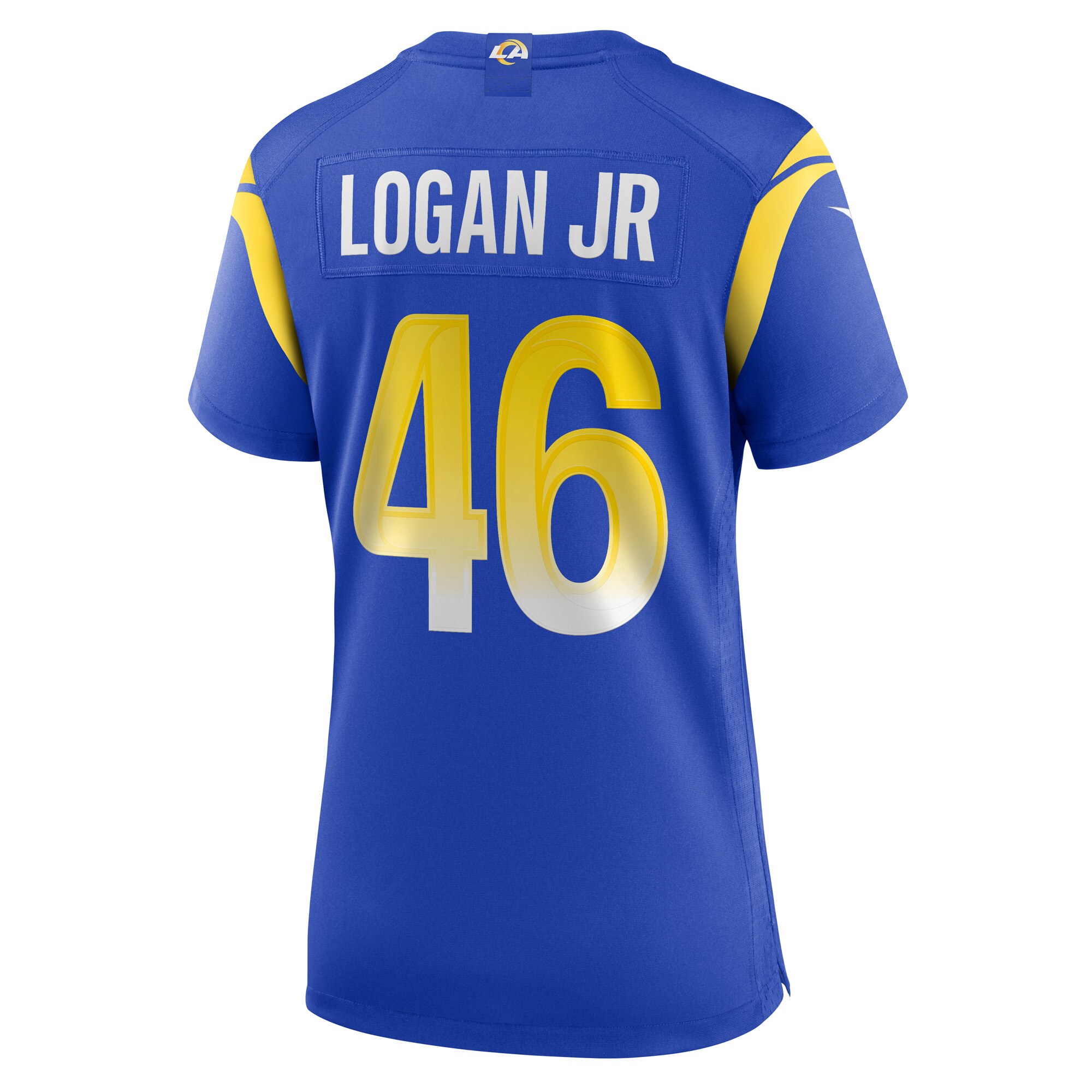 Los Angeles Rams Kenny Logan Jr. Royal Game NFL Jersey Women's