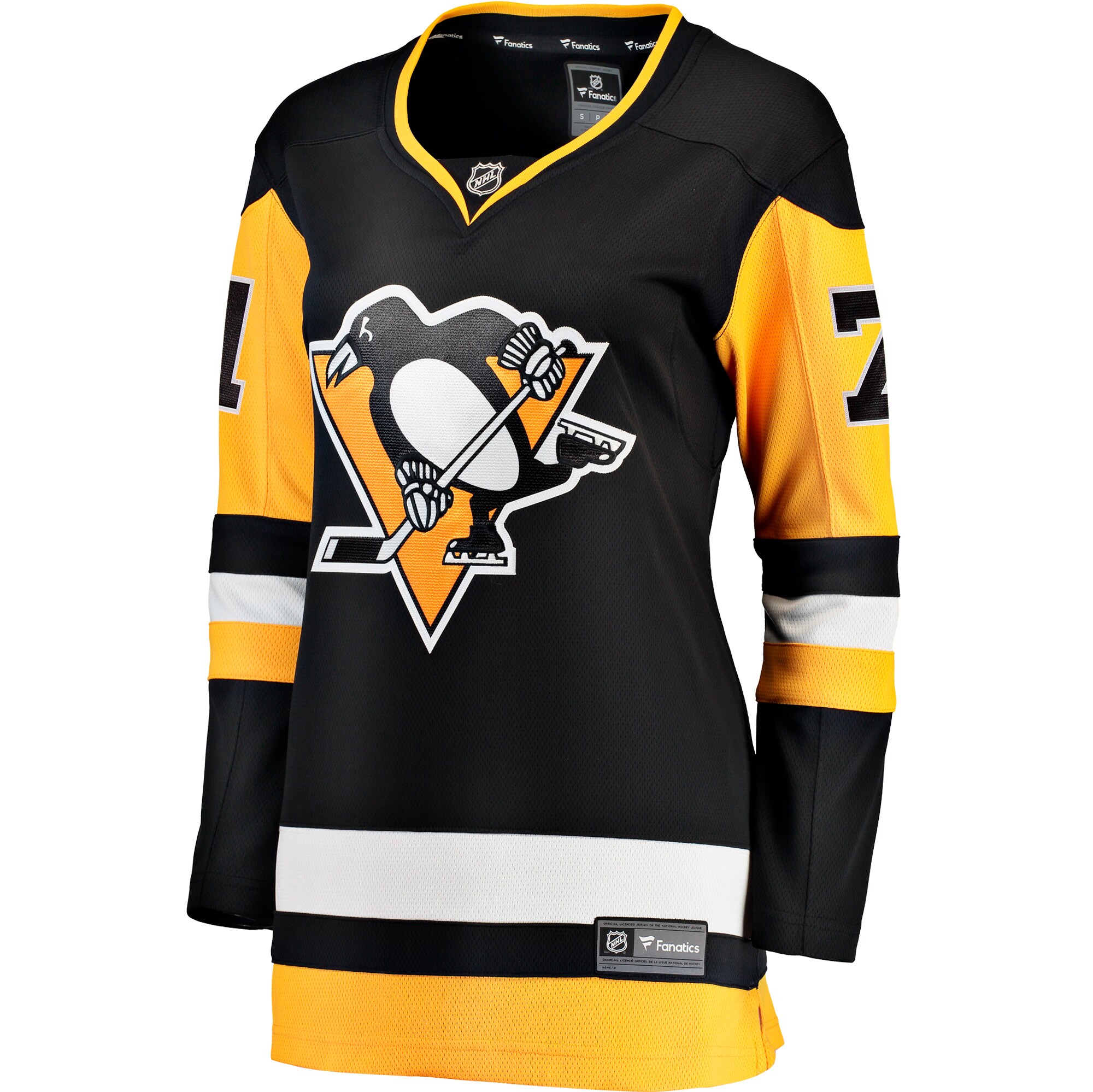 Pittsburgh Penguins Evgeni Malkin Black Home Breakaway Player NHL Jersey Women's