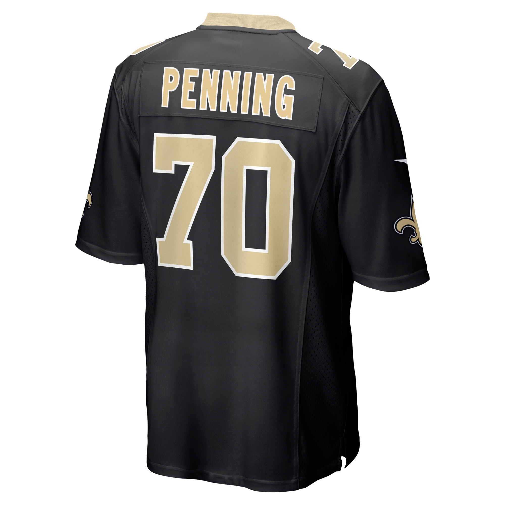New Orleans Saints Trevor Penning Black Player Game NFL Jersey Men's
