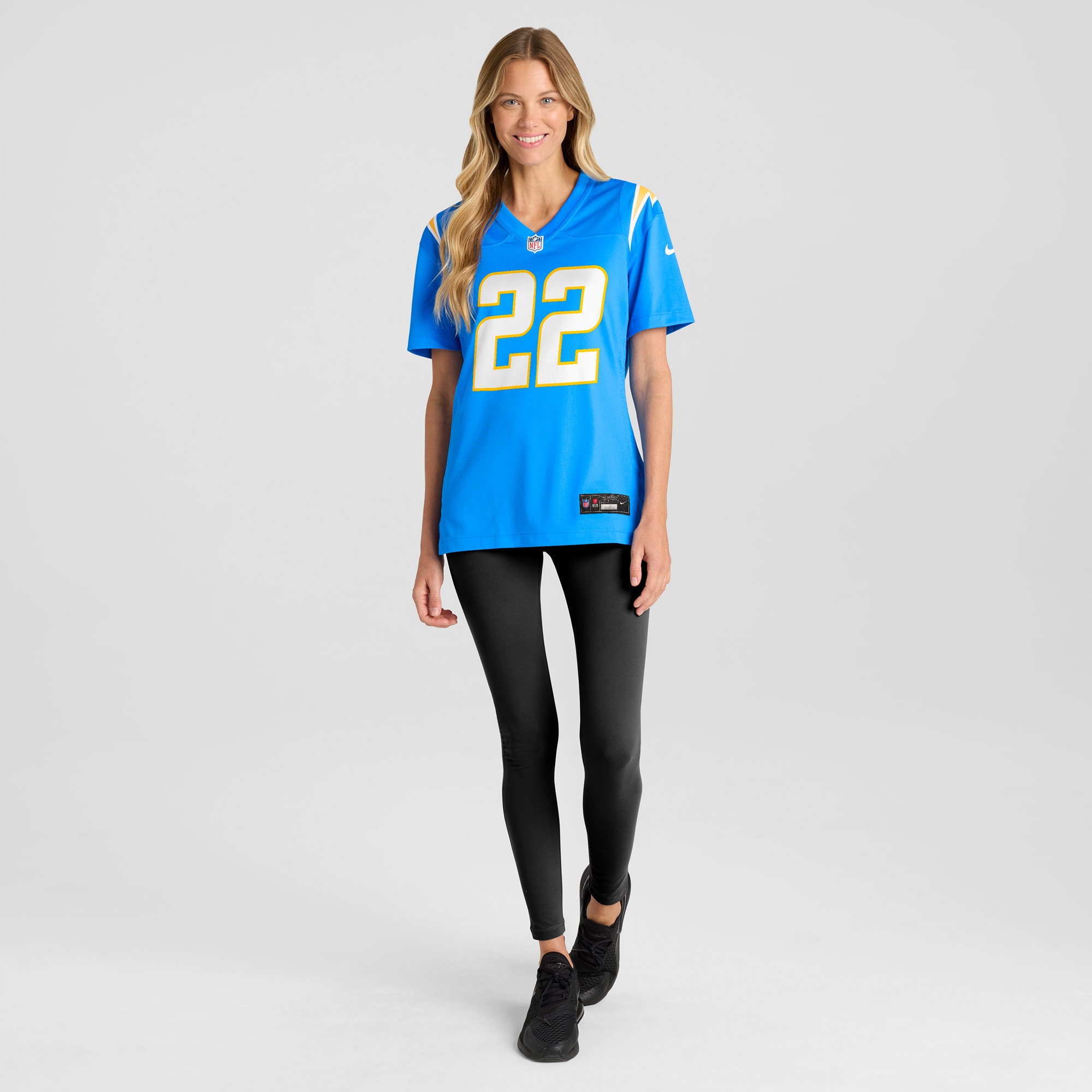 Los Angeles Chargers Elijah Molden Powder Blue Game NFL Jersey Women's