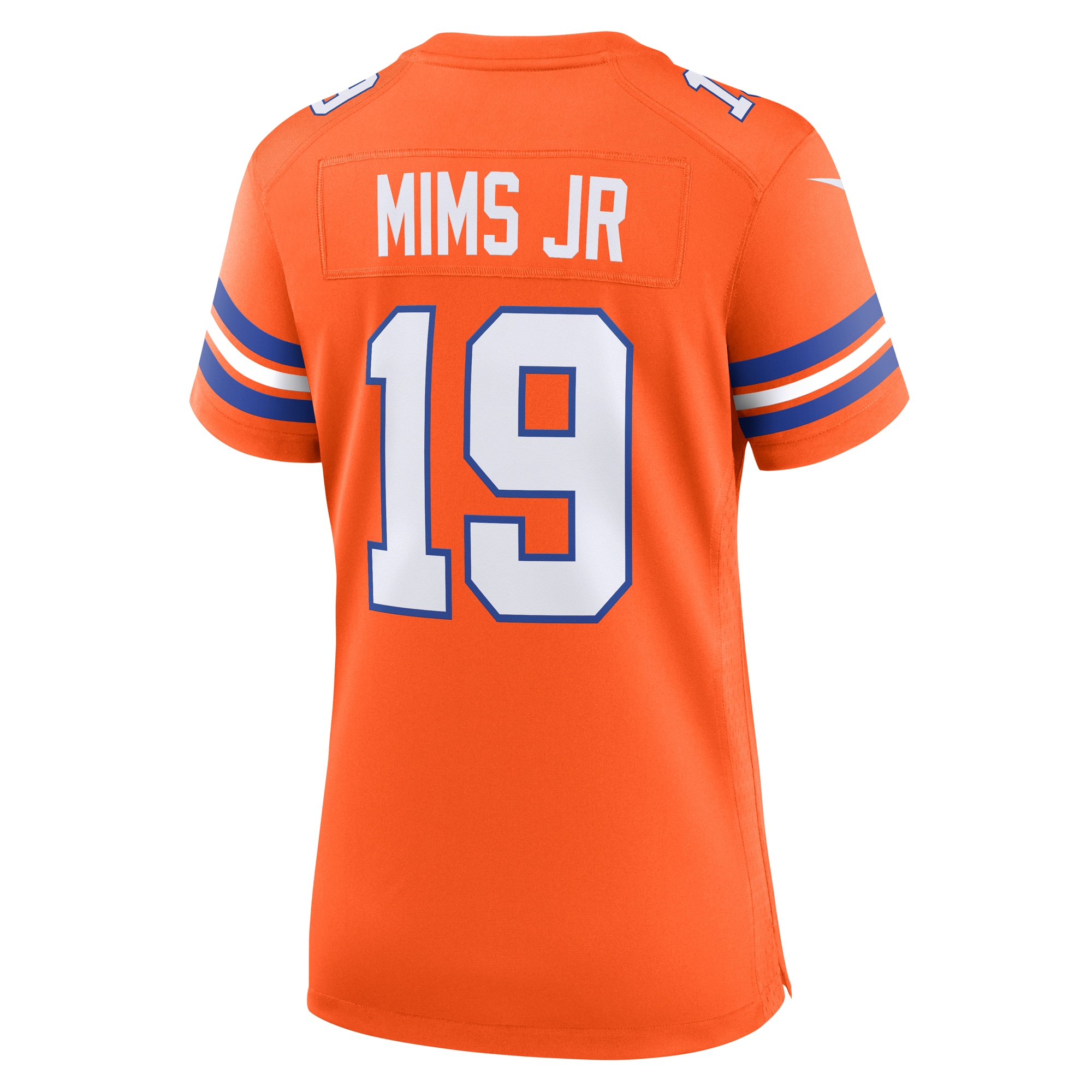 Denver Broncos Marvin Mims Jr Orange Mile High Collection 1977 Throwback Player Game NFL Jersey Women's