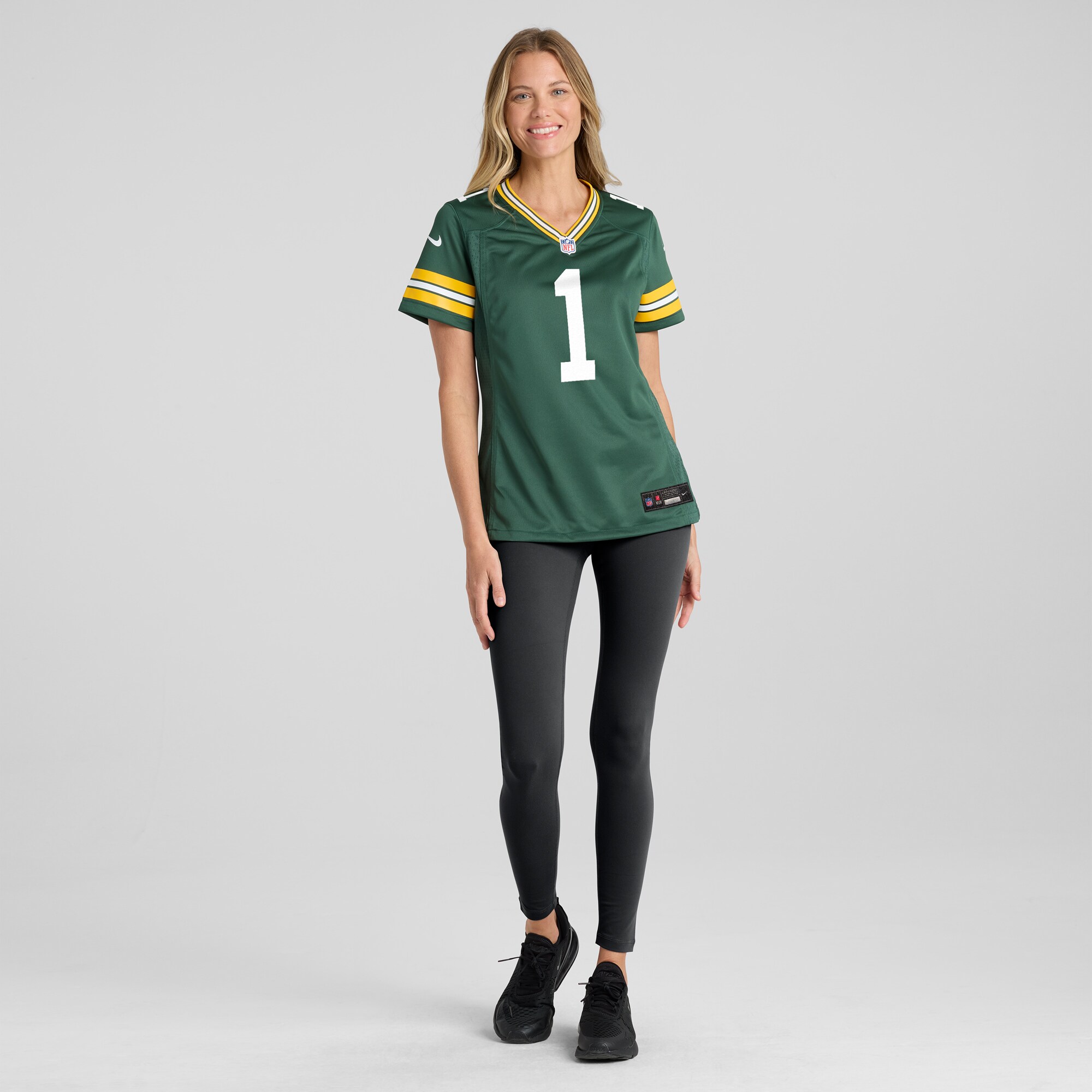 Green Bay Packers Number 1 Mom Green Game NFL Jersey Women's