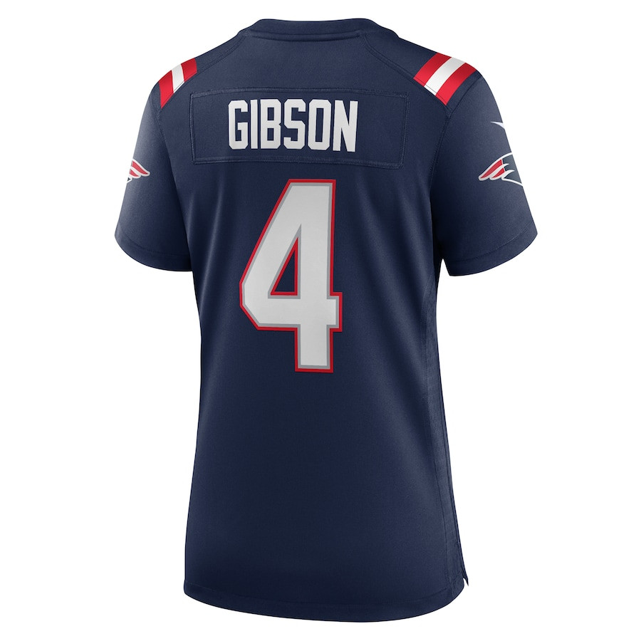 Antonio Gibson 4 New England Patriots Game Navy NFL Jersey Women's