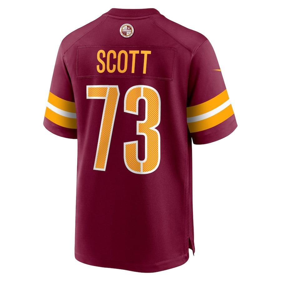 Trent Scott #73 Washington Commanders Super Bowl LIX Burgundy NFL Jersey Youth