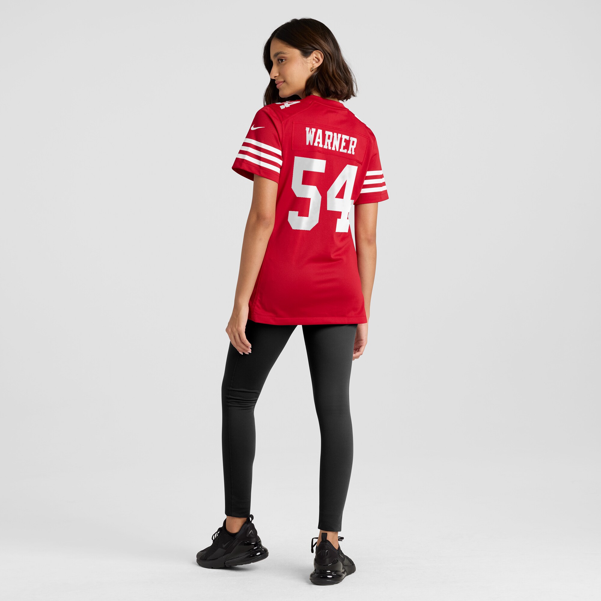 San Francisco 49ers Fred Warner Scarlet Game Player NFL Jersey Women's