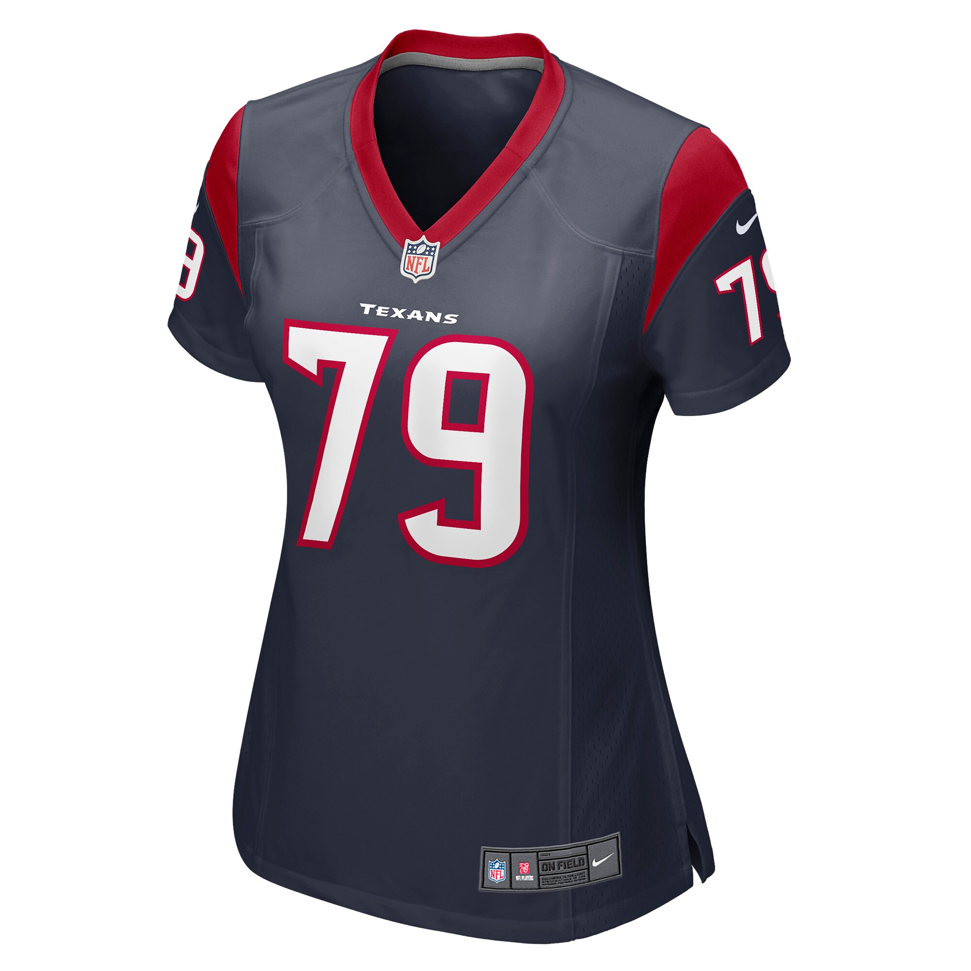 Houston Texans Jimmy Morrissey Navy Game NFL Jersey Women's