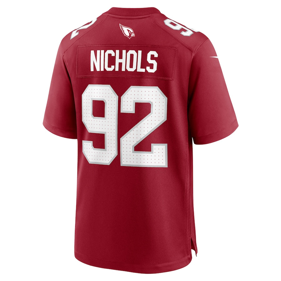 Bilal Nichols 92 Arizona Cardinals Team Game Cardinal NFL Jersey Men's