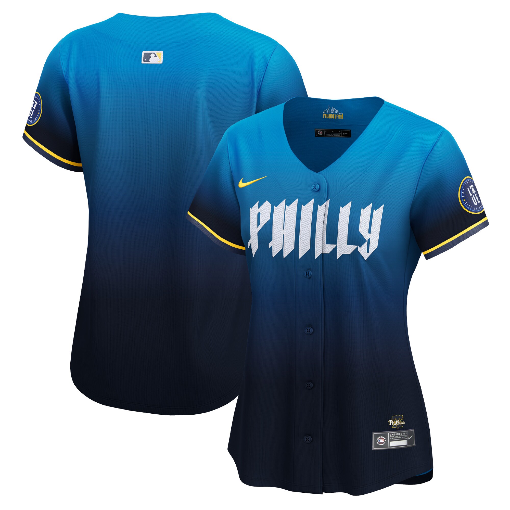Philadelphia Phillies Blue 2024 City Connect Limited MLB Jersey Women's