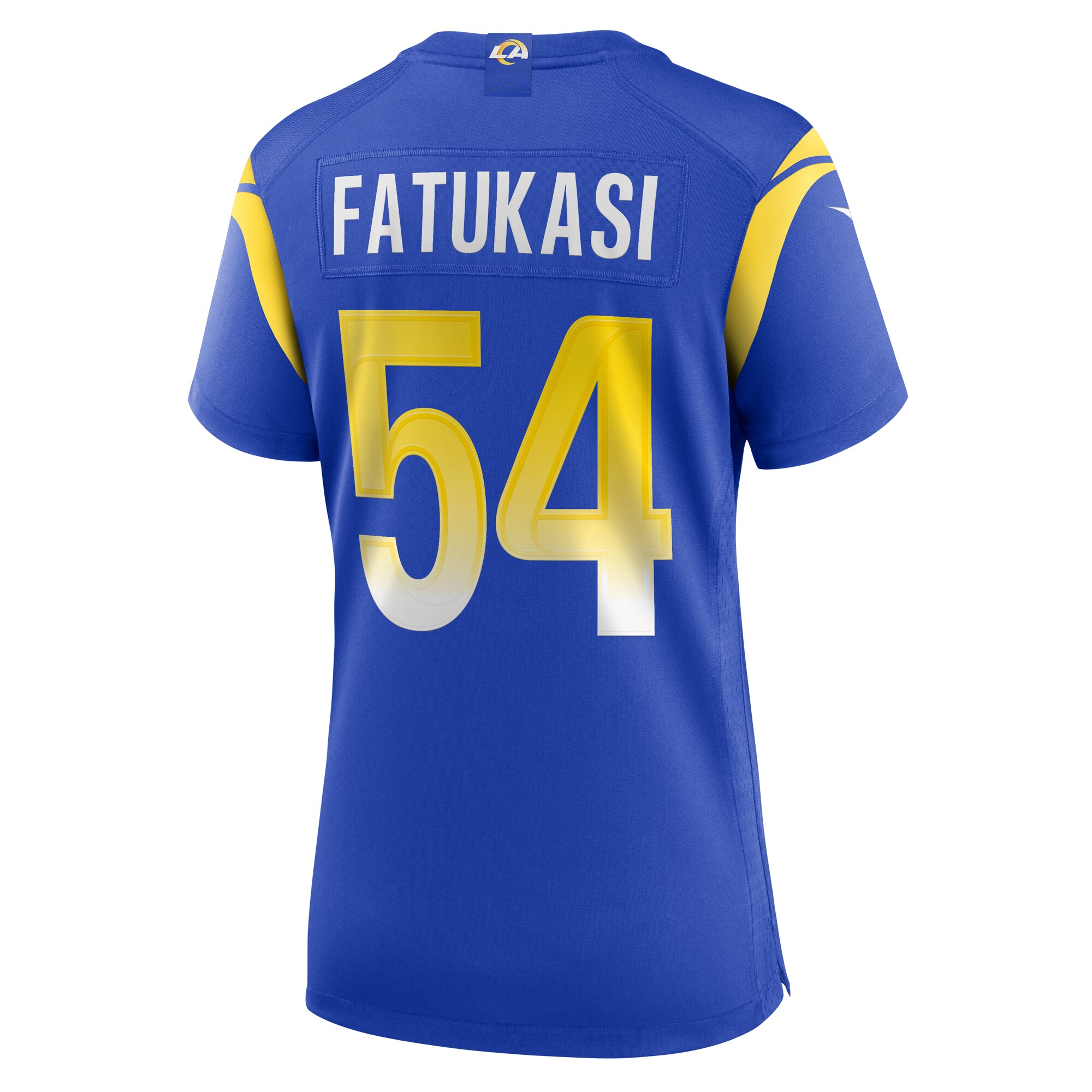 Los Angeles Rams Olakunle Fatukasi Royal Game NFL Jersey Women's