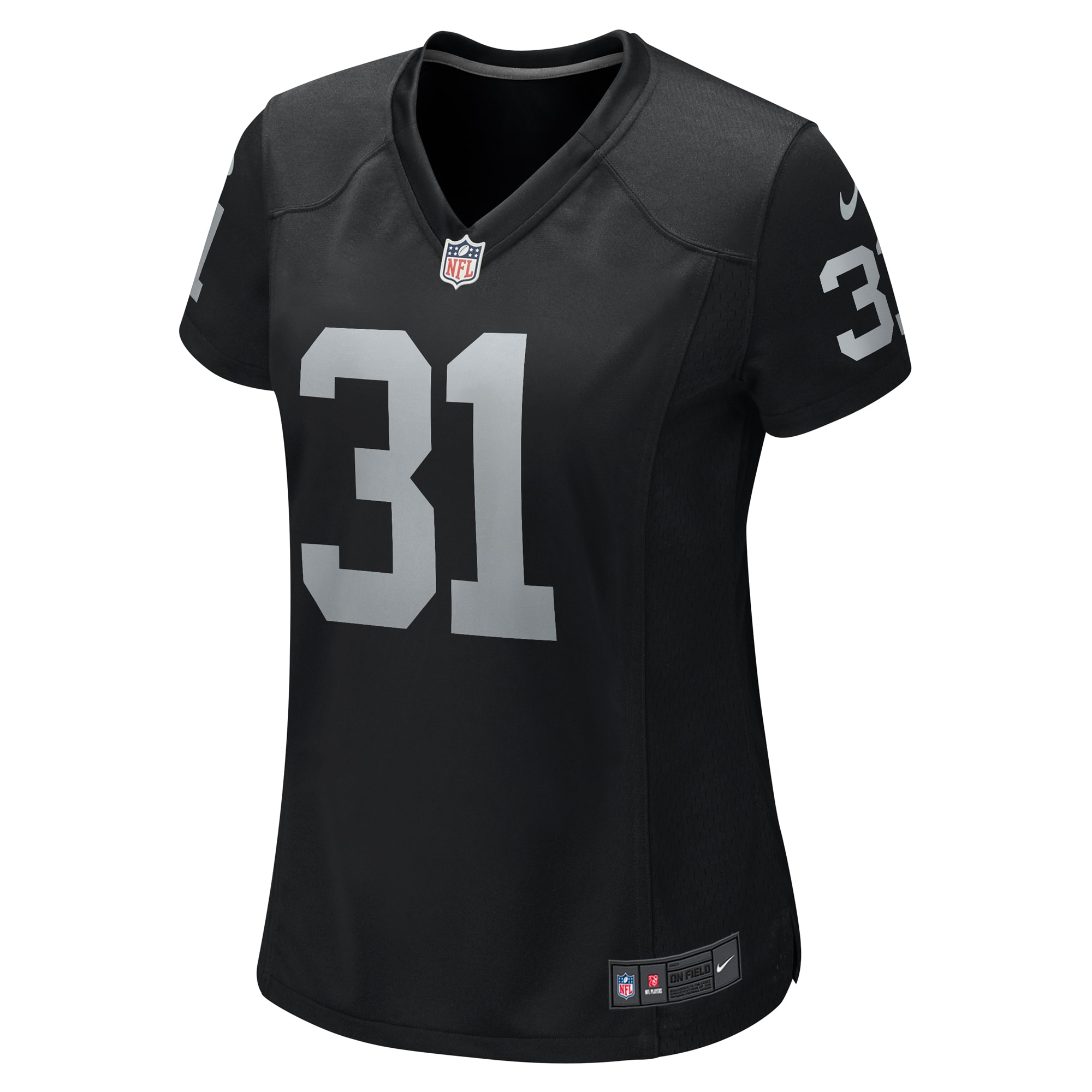Las Vegas Raiders Brandon Facyson Black Team Game NFL Jersey Women's
